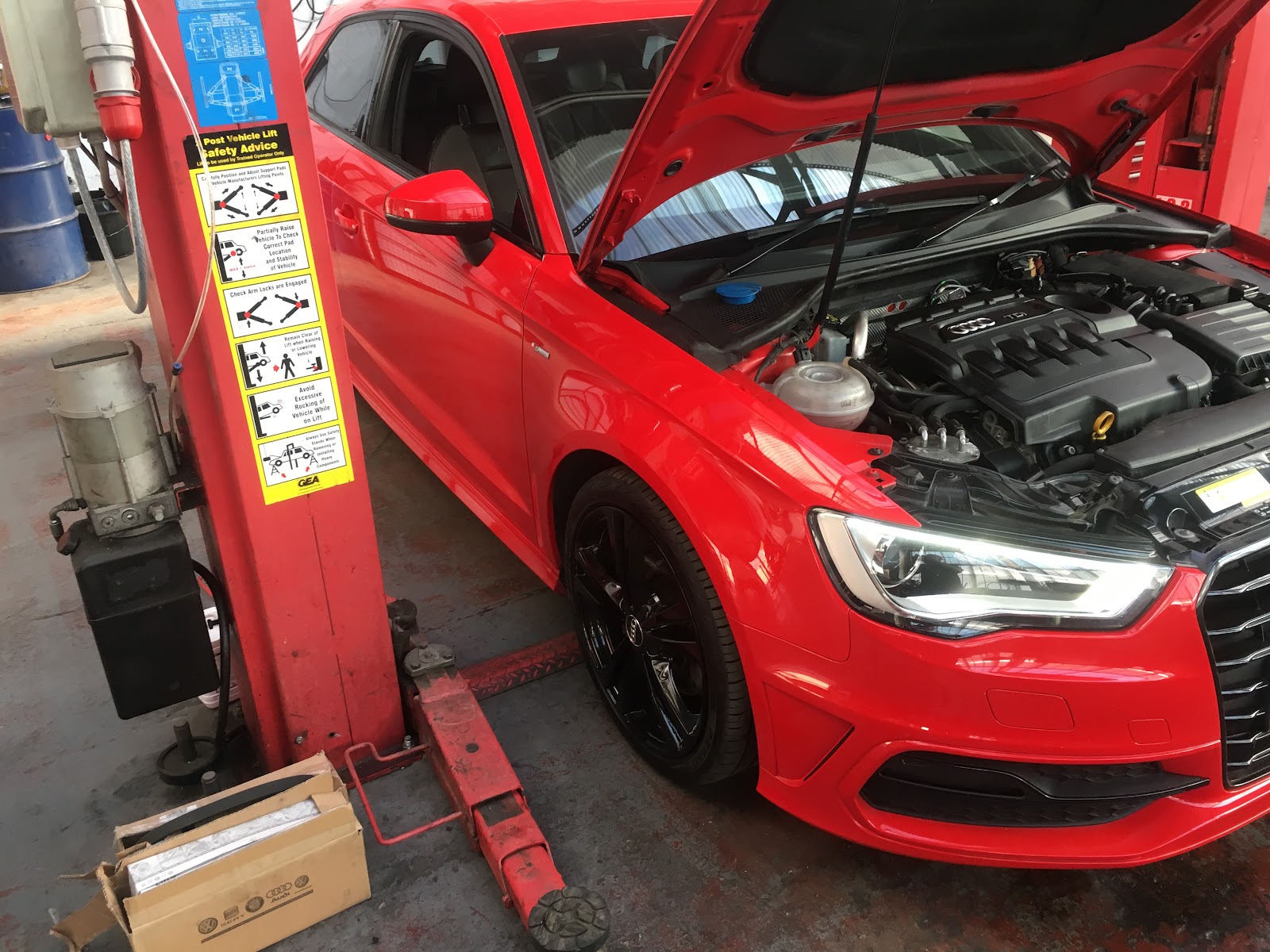 Under the bonnet, diagnosing