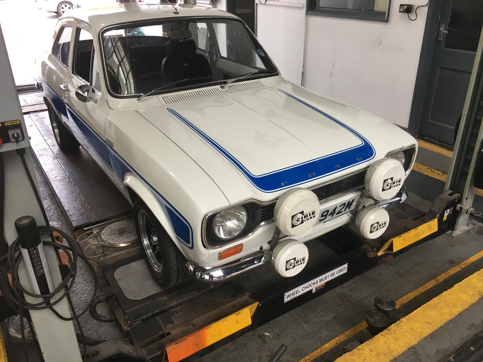 A classic on the MOT rollers